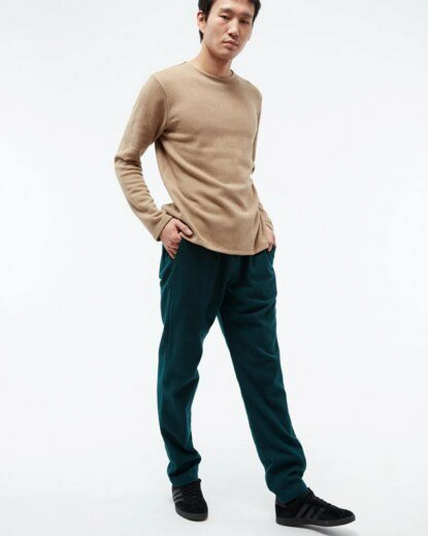 Givn Berlin Flanellhose GBERIC aus Bio-Baumwolle mit Gummibund – Ansicht 2