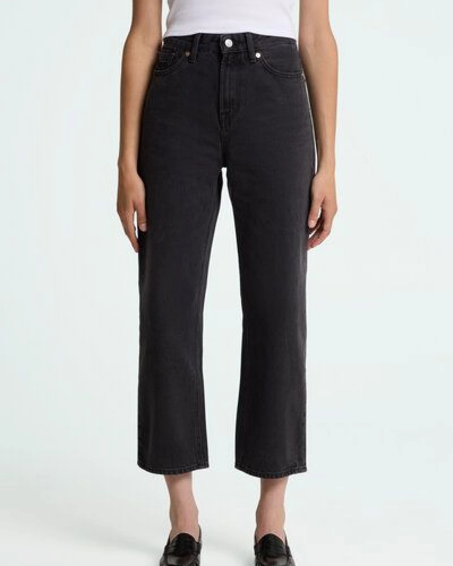Kings Of Indigo Jeans Liora - High Rise Straight - Holo Grey Used – Ansicht 2