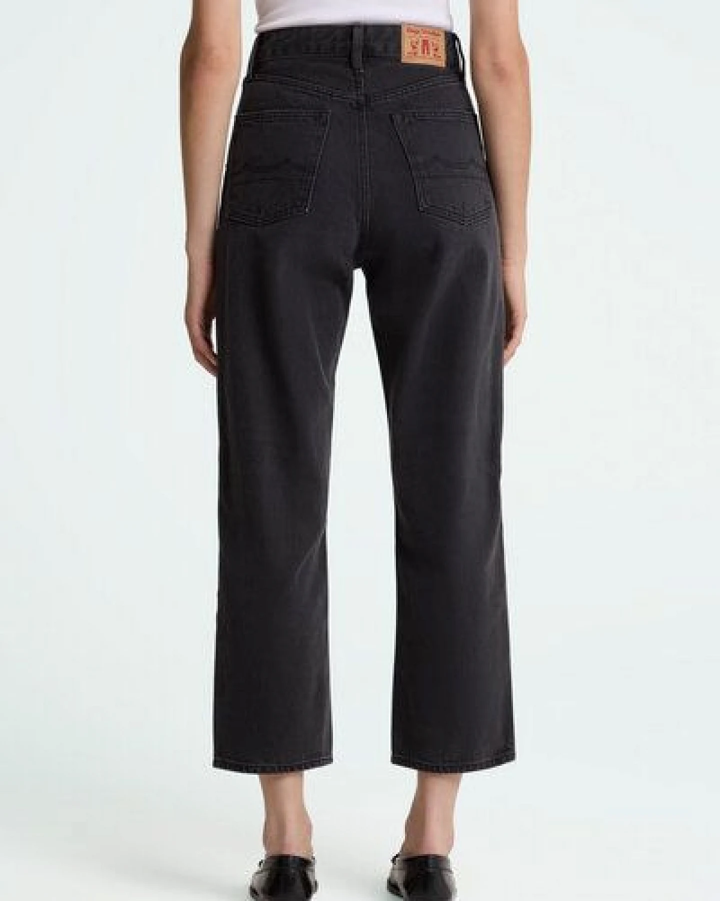 Kings Of Indigo Jeans Liora - High Rise Straight - Holo Grey Used – Ansicht 4