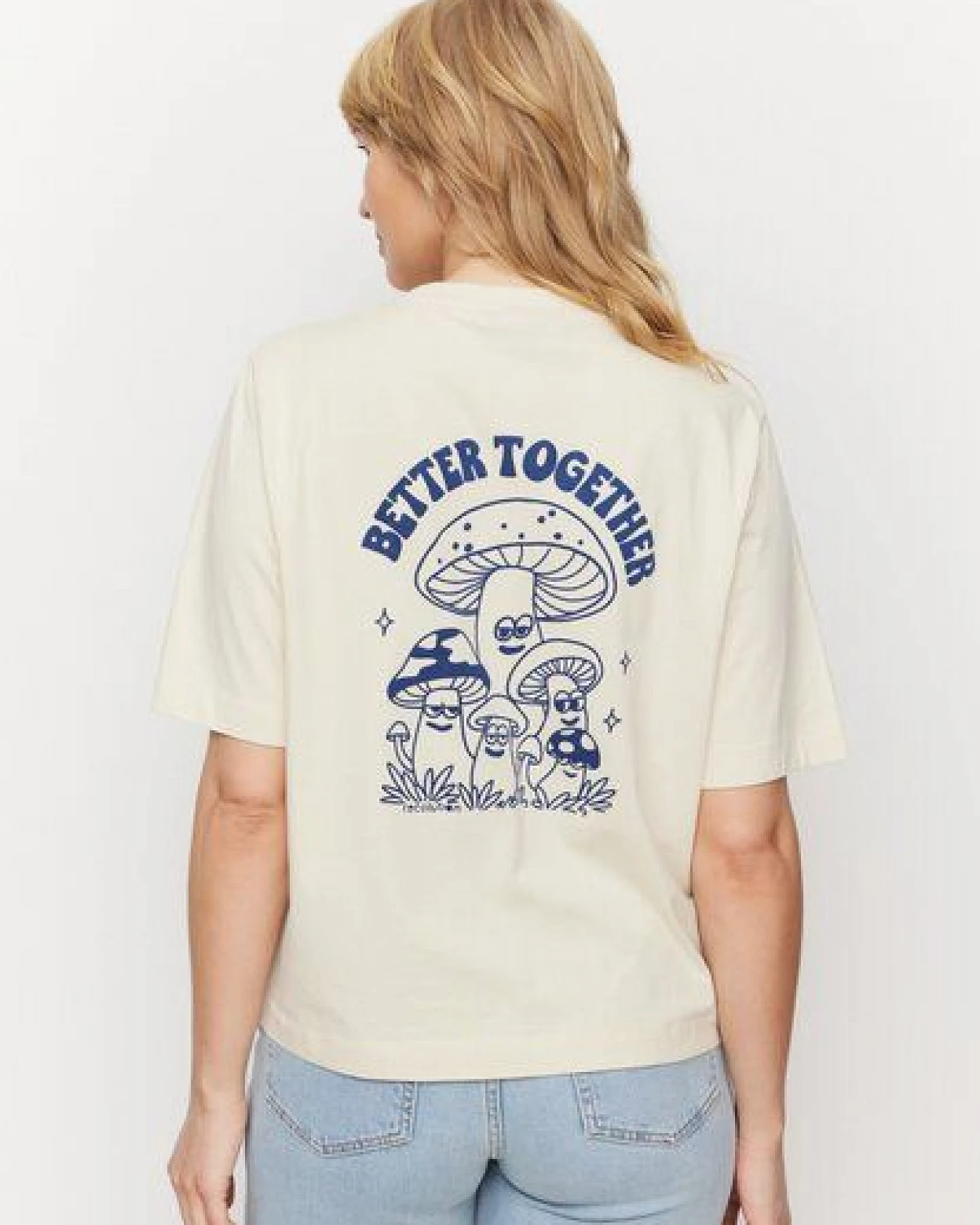 Damen T-Shirt aus Bio-Baumwolle - AZOLLA BETTER TOGETHER - recolution – Ansicht 4