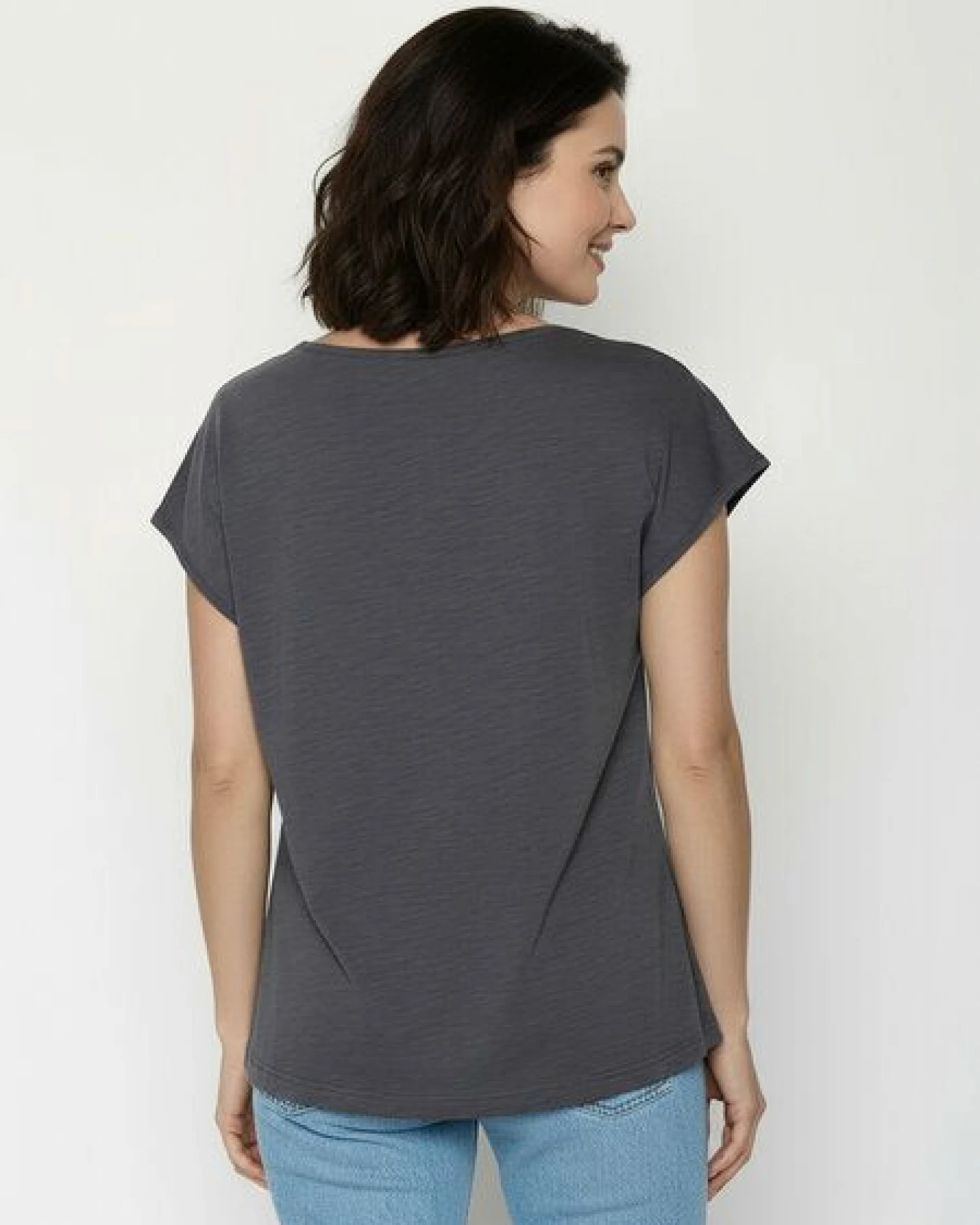 GREENBOMB Leafline Cool - Lässiges T-Shirt aus Bio-Baumwolle / hochwertiger Print / GOTS / Fair & Vegan – Ansicht 4