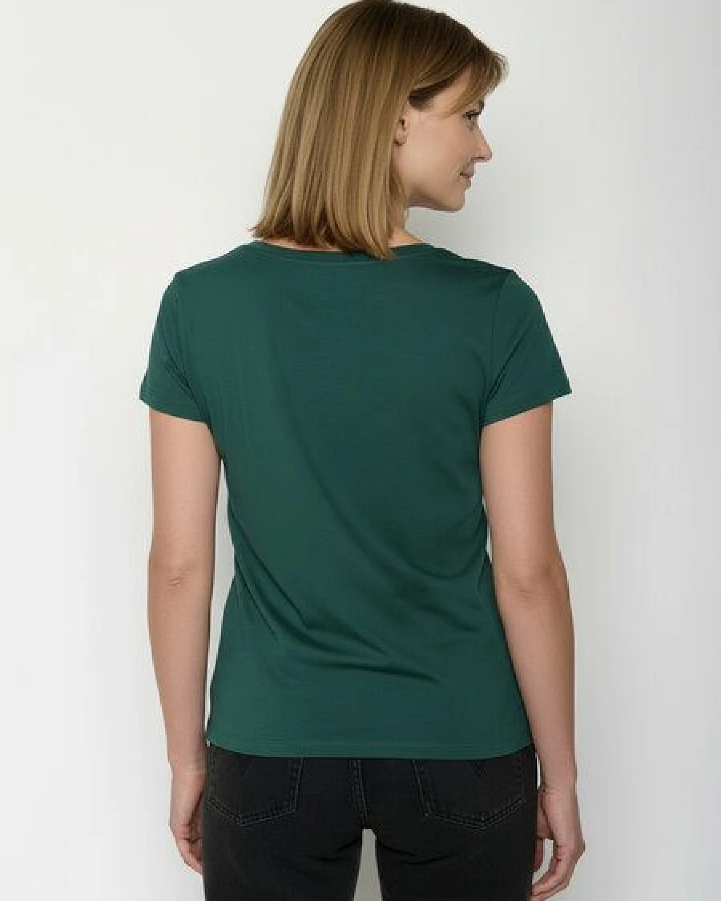 GREENBOMB Nature Contours Loves - Sportliches T-Shirt aus Bio-Baumwolle / hochwertiger Print / GOTS / Fair & Vegan – Ansicht 4