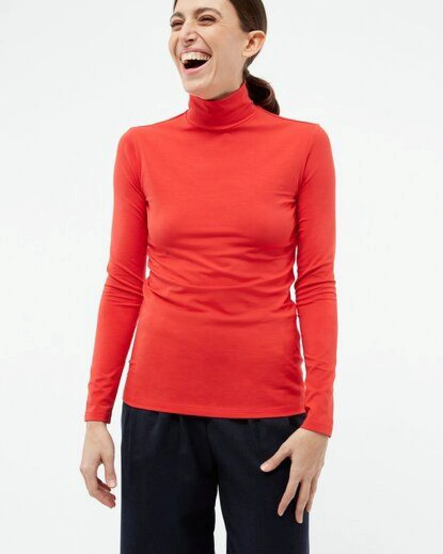 Givn Berlin Longsleeve GBVIDA aus Bio-Baumwolle mit Turtleneck – Ansicht 3