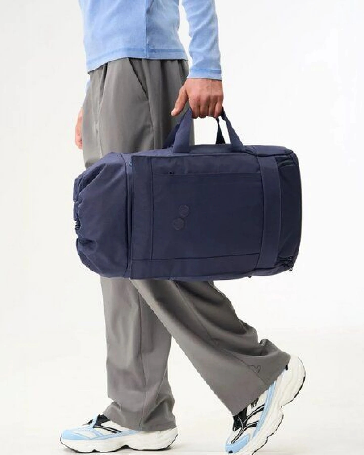 pinqponq Rucksack - Blok Medium - aus recyceltem Polyester – Ansicht 4