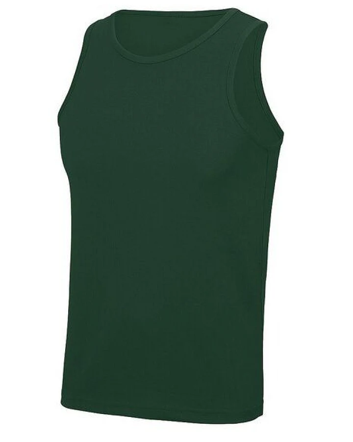 Just Cool Muskelshirt Unterhemd Sportshirt Ärmellos Shirt Recyceltes Polyester Atmungsaktiv Vegan Stretch Neonfarben