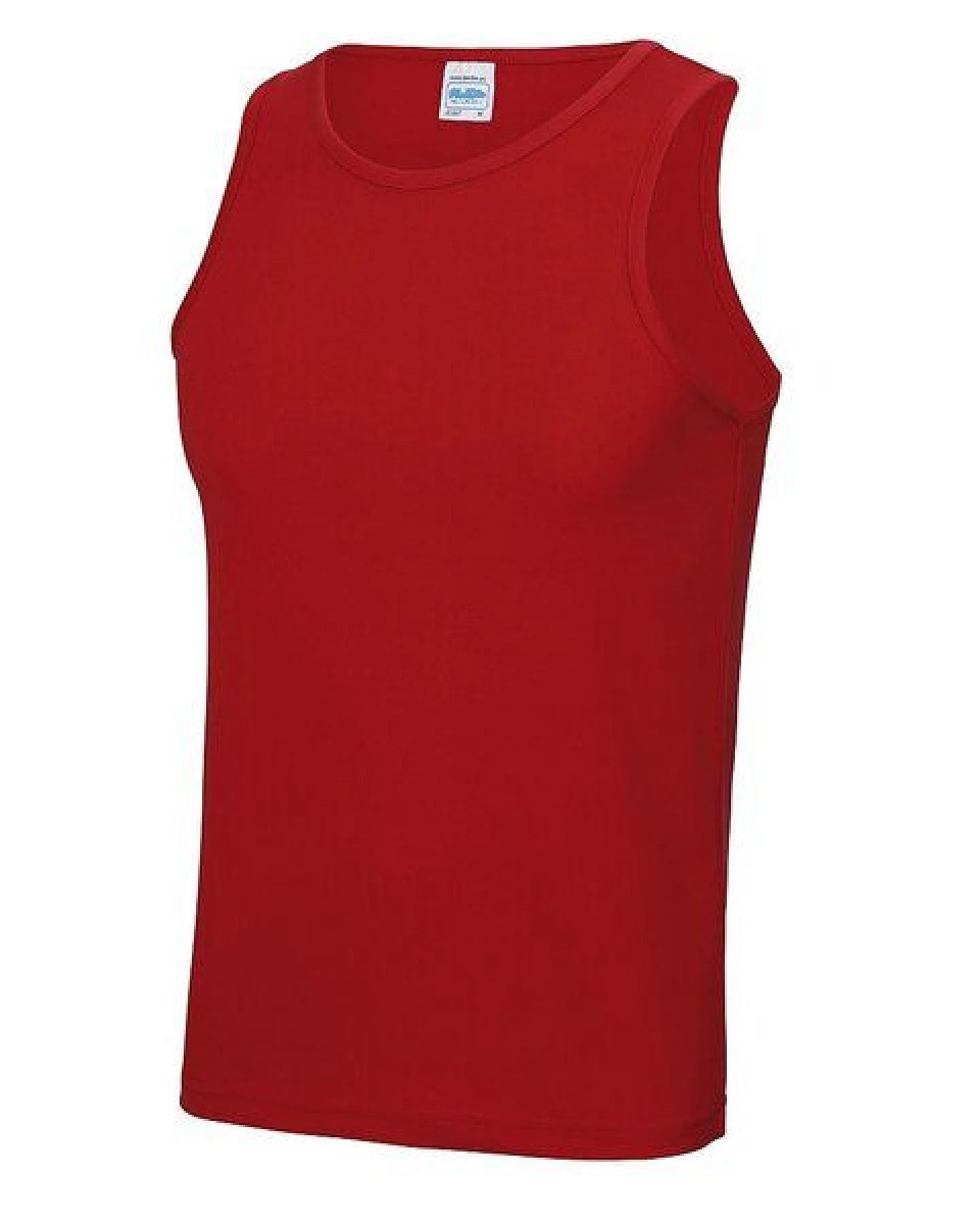 Just Cool Muskelshirt Unterhemd Sportshirt Ärmellos Shirt Recyceltes Polyester Atmungsaktiv Vegan Stretch Neonfarben – Ansicht 3