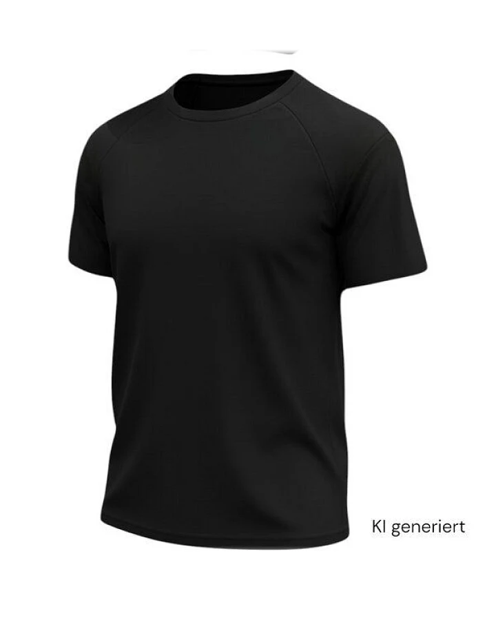 körber mode T-Shirt Biobaumwolle mit Hanf schwarz