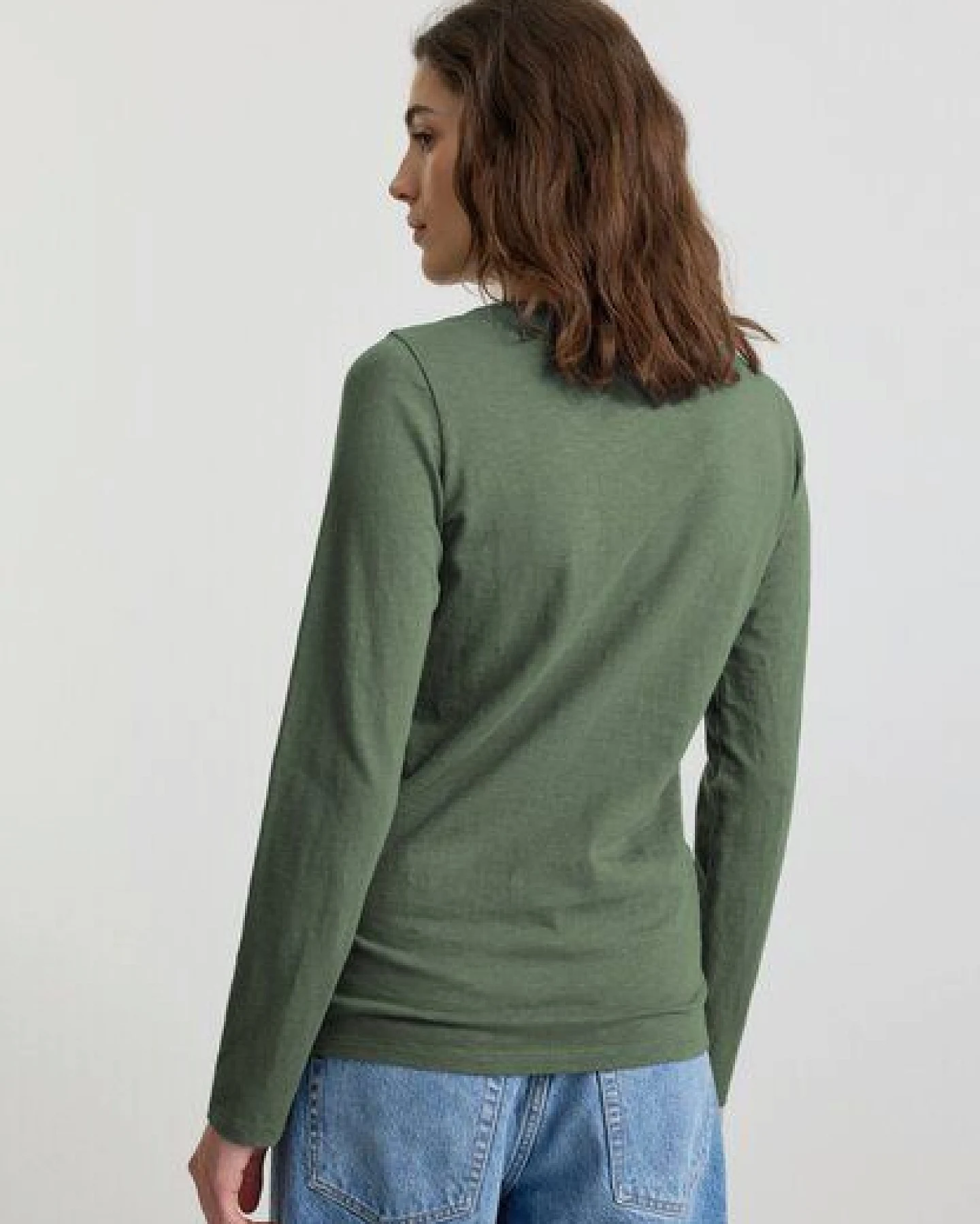 Damen Slub Longsleeve aus Bio-Baumwolle - IRIS - recolution – Ansicht 4