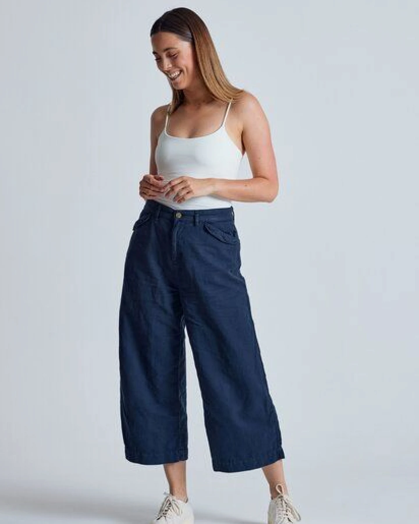 Flax and Loom Leinen Culotte Betty – Ansicht 2