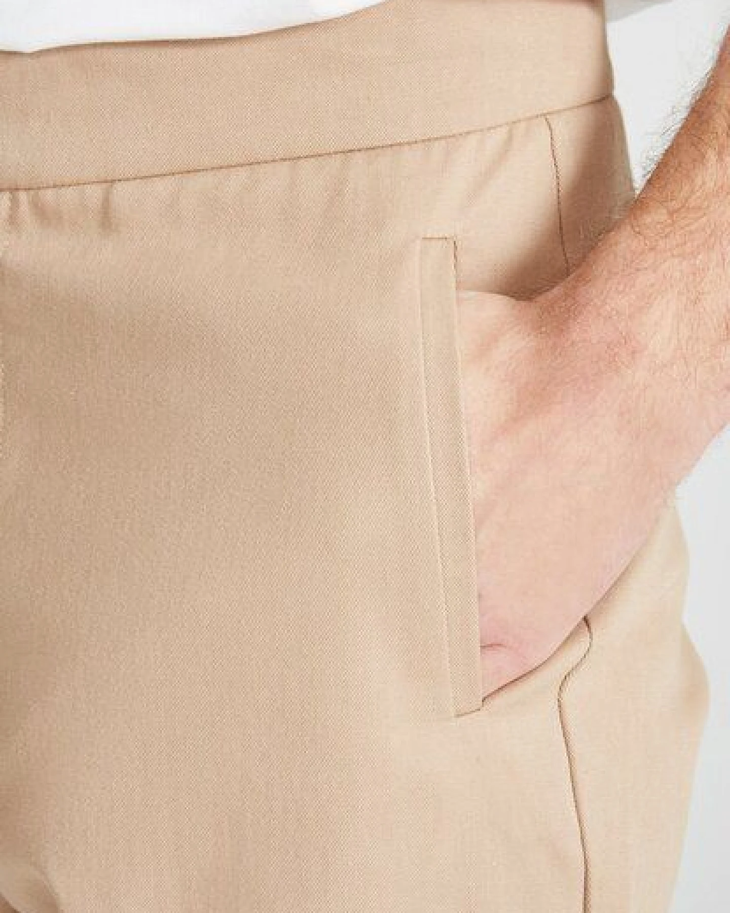 Givn Berlin Chino-Hose BRUNO aus Bio-Baumwolle - Light Brown – Ansicht 4