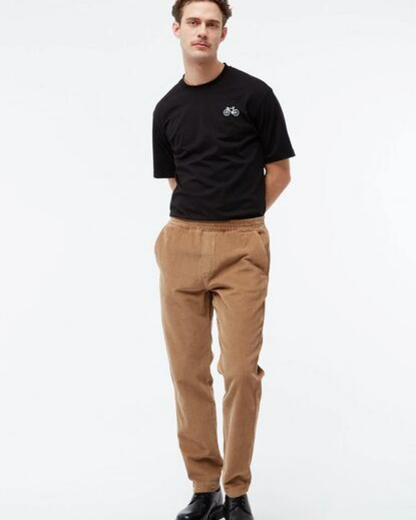 Givn Berlin Cordhose GBERIC aus Bio-Baumwolle mit elastischem Bund – Ansicht 2