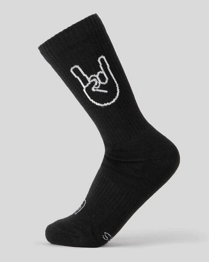 FYNGERS Sportsocken F*ck You / Peace / Rock'n'Roll / Hang Loose / OK – Bio-Baumwolle – Fair produziert in Portugal