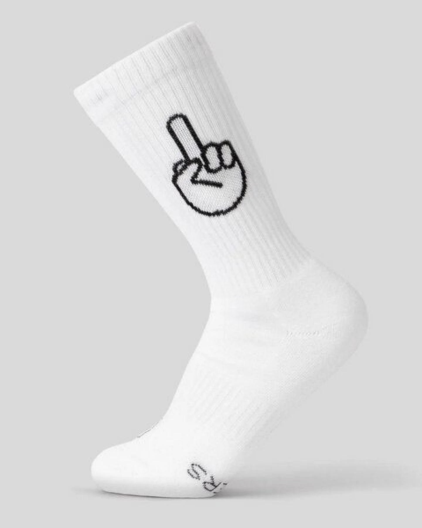 FYNGERS Sportsocken F*ck You / Peace / Rock'n'Roll / Hang Loose / OK – Bio-Baumwolle – Fair produziert in Portugal – Ansicht 2