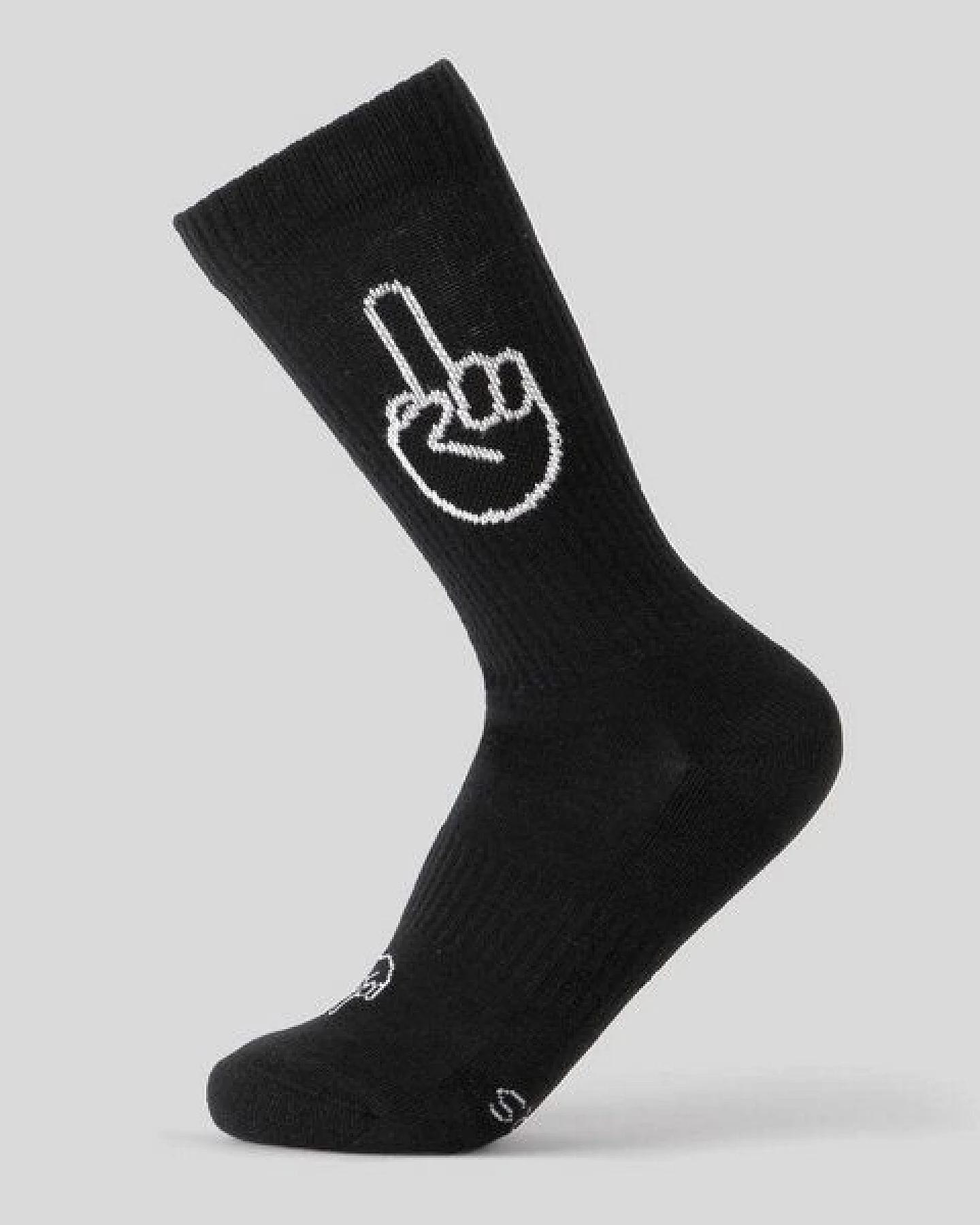FYNGERS Sportsocken F*ck You / Peace / Rock'n'Roll / Hang Loose / OK – Bio-Baumwolle – Fair produziert in Portugal – Ansicht 4