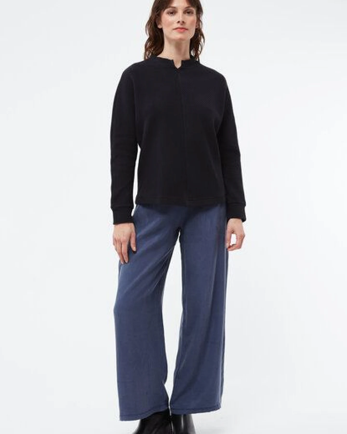 Givn Berlin Damen Sweater aus Bio-Baumwolle mit Ripp Optik "Wilma" – Ansicht 2