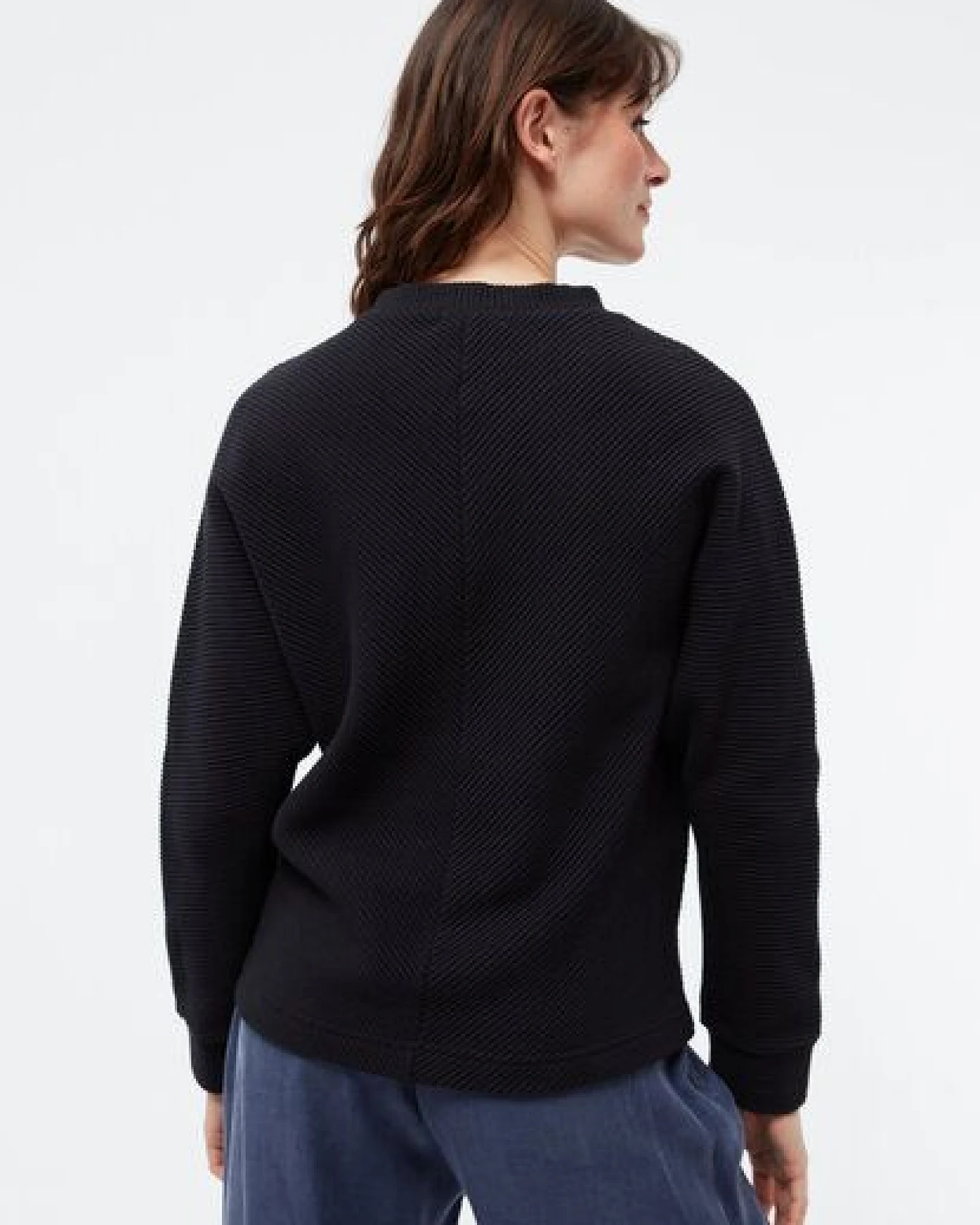 Givn Berlin Damen Sweater aus Bio-Baumwolle mit Ripp Optik "Wilma" – Ansicht 4