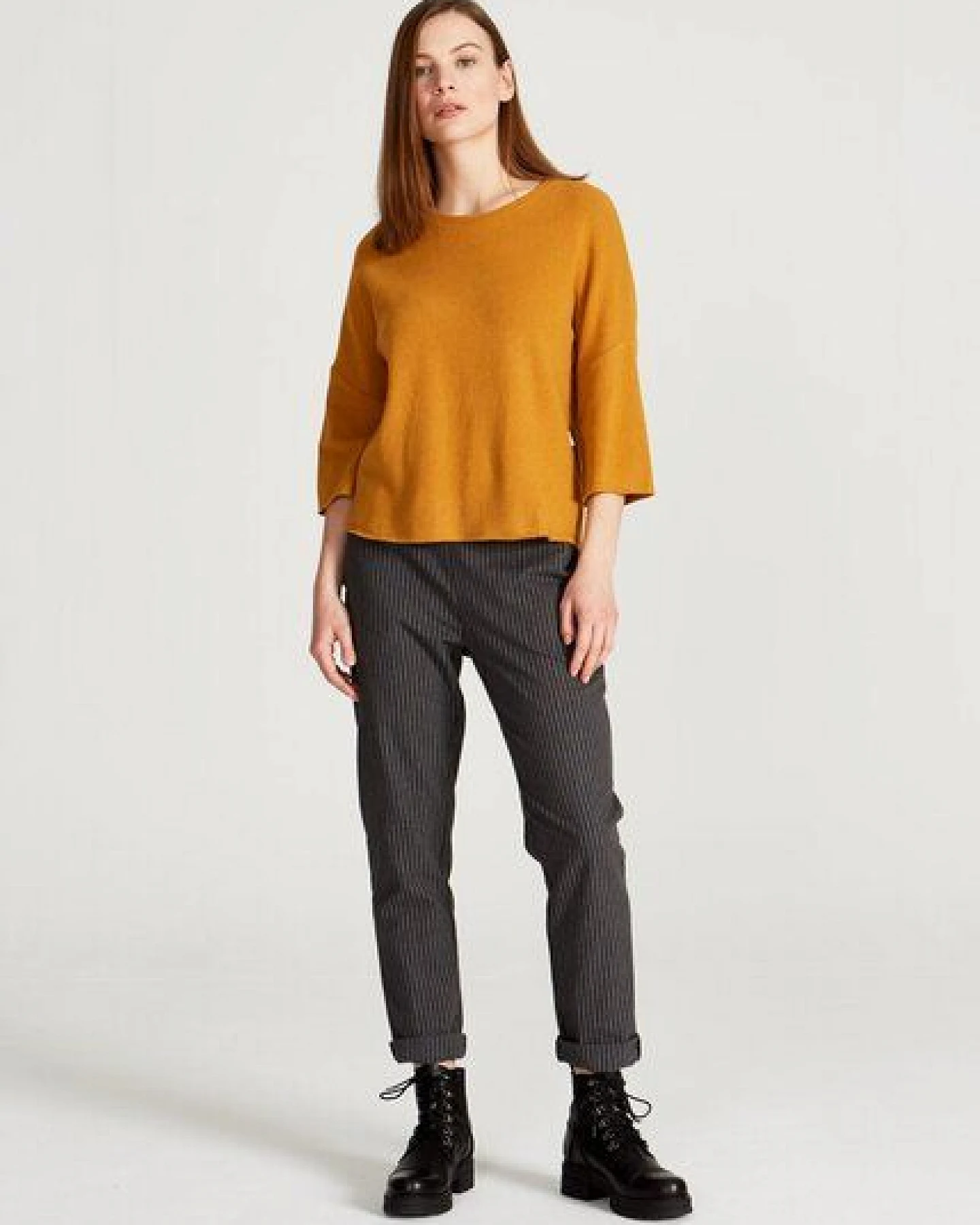 Givn Berlin Damen Sweater aus recycelter Baumwolle "Sona" – Ansicht 2