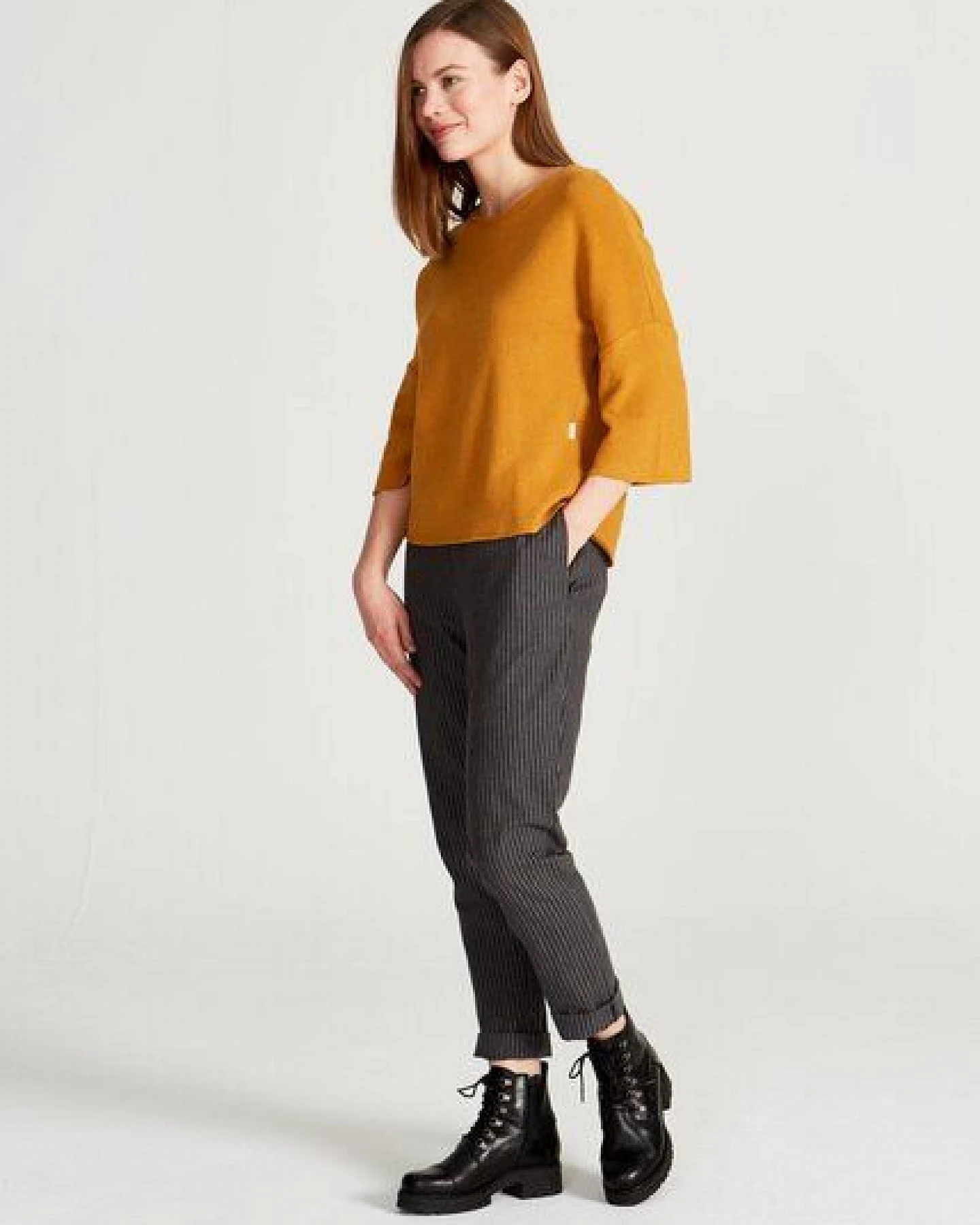 Givn Berlin Damen Sweater aus recycelter Baumwolle "Sona" – Ansicht 3