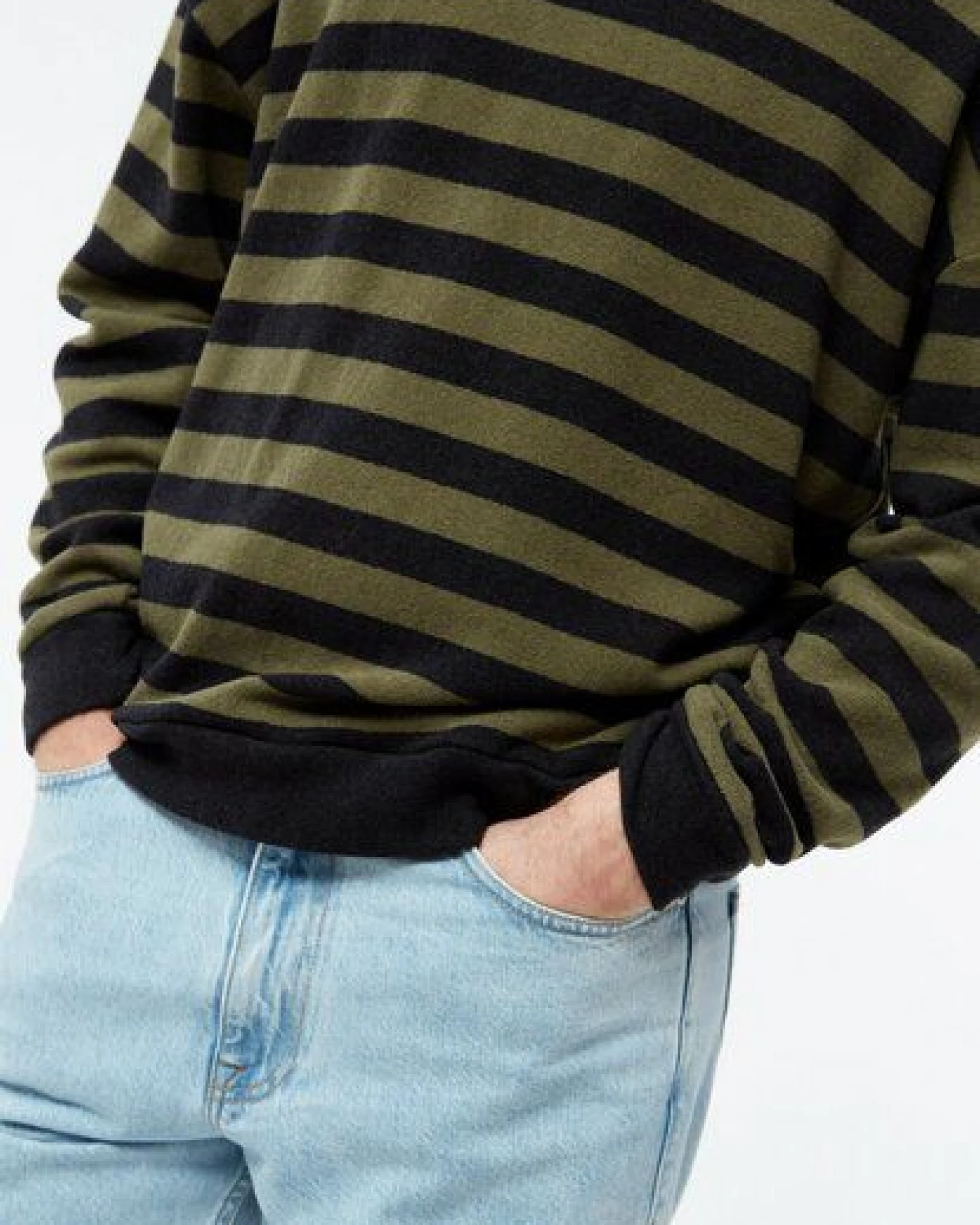 Givn Berlin Gestreifter Sweater GBANTHONY aus recycelter Baumwolle – Ansicht 4