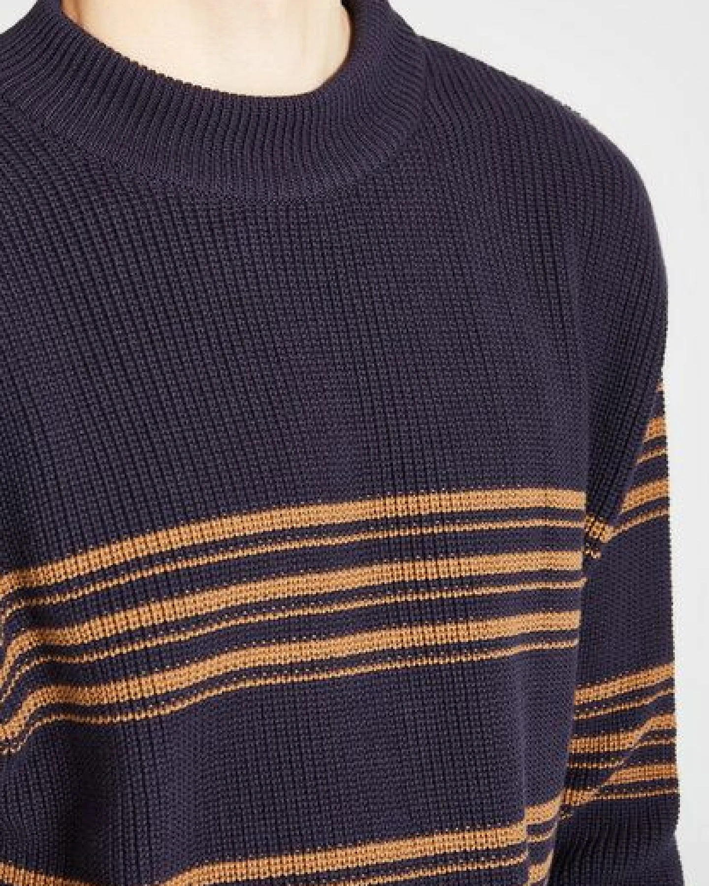 Givn Berlin Herren Strickpullover mit Streifen aus Bio-Baumwolle - KAY – Ansicht 4