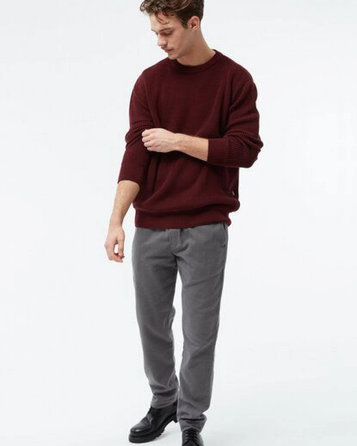 Givn Berlin Strickpullover GBBRENDAN loose Fit aus Bio-Baumwolle – Ansicht 2