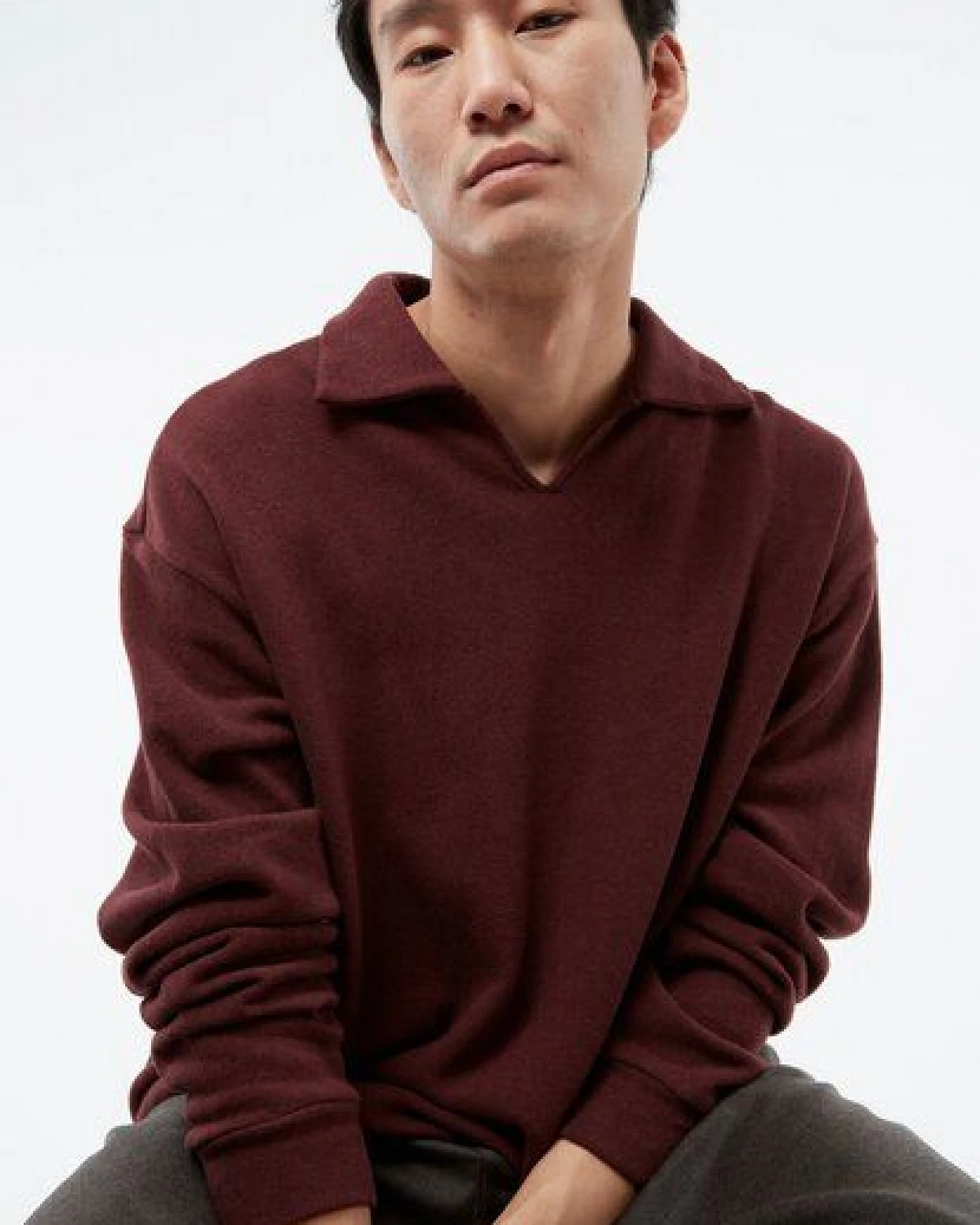 Givn Berlin Sweater GBBELA aus recycelter Baumwolle mit Kragen – Ansicht 4