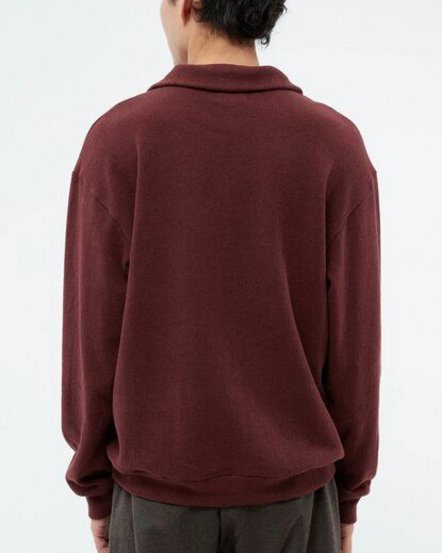 Givn Berlin Sweater GBBELA aus recycelter Baumwolle mit Kragen – Ansicht 3