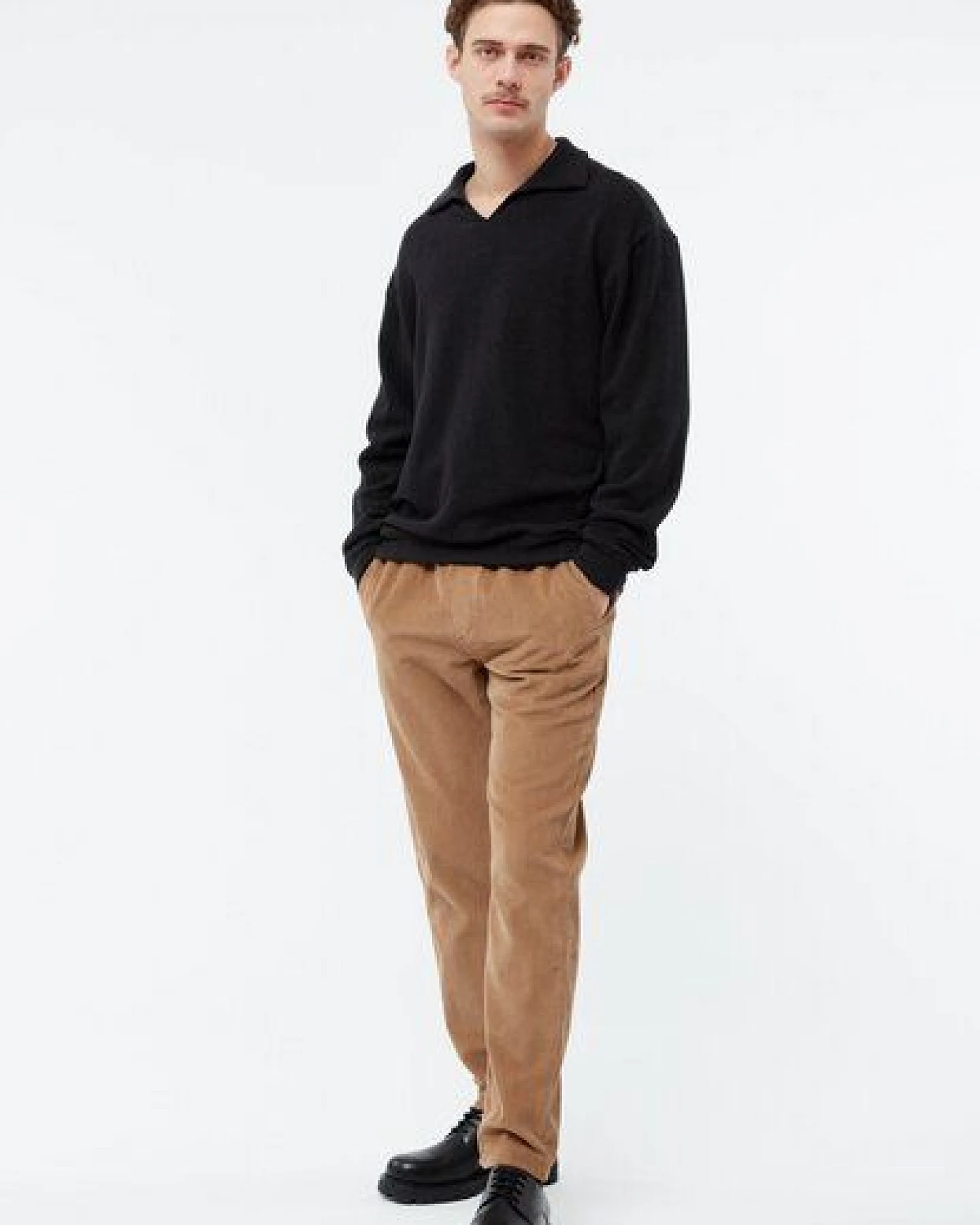 Givn Berlin Sweater GBBELA aus recycelter Baumwolle mit Kragen – Ansicht 2