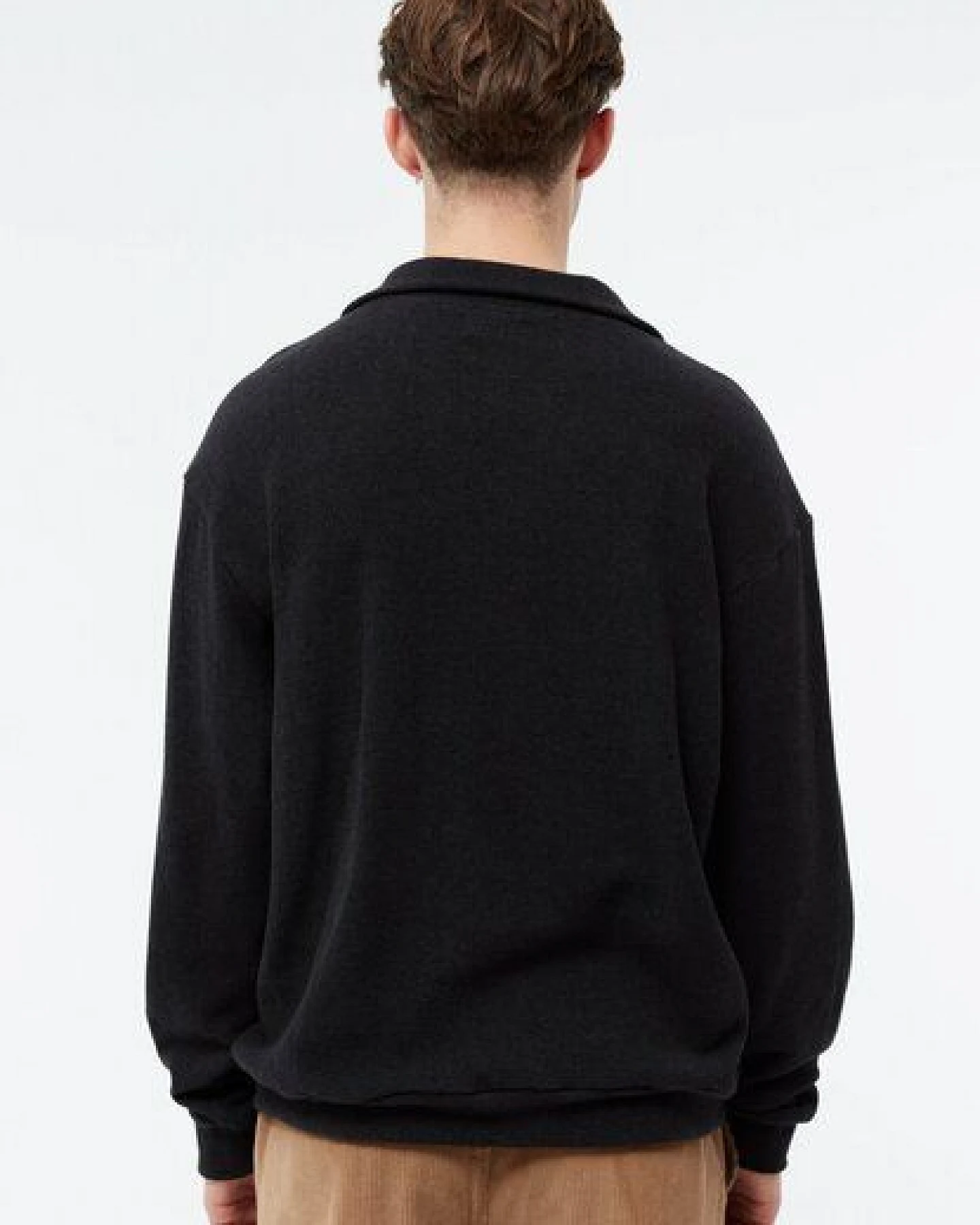 Givn Berlin Sweater GBBELA aus recycelter Baumwolle mit Kragen – Ansicht 3