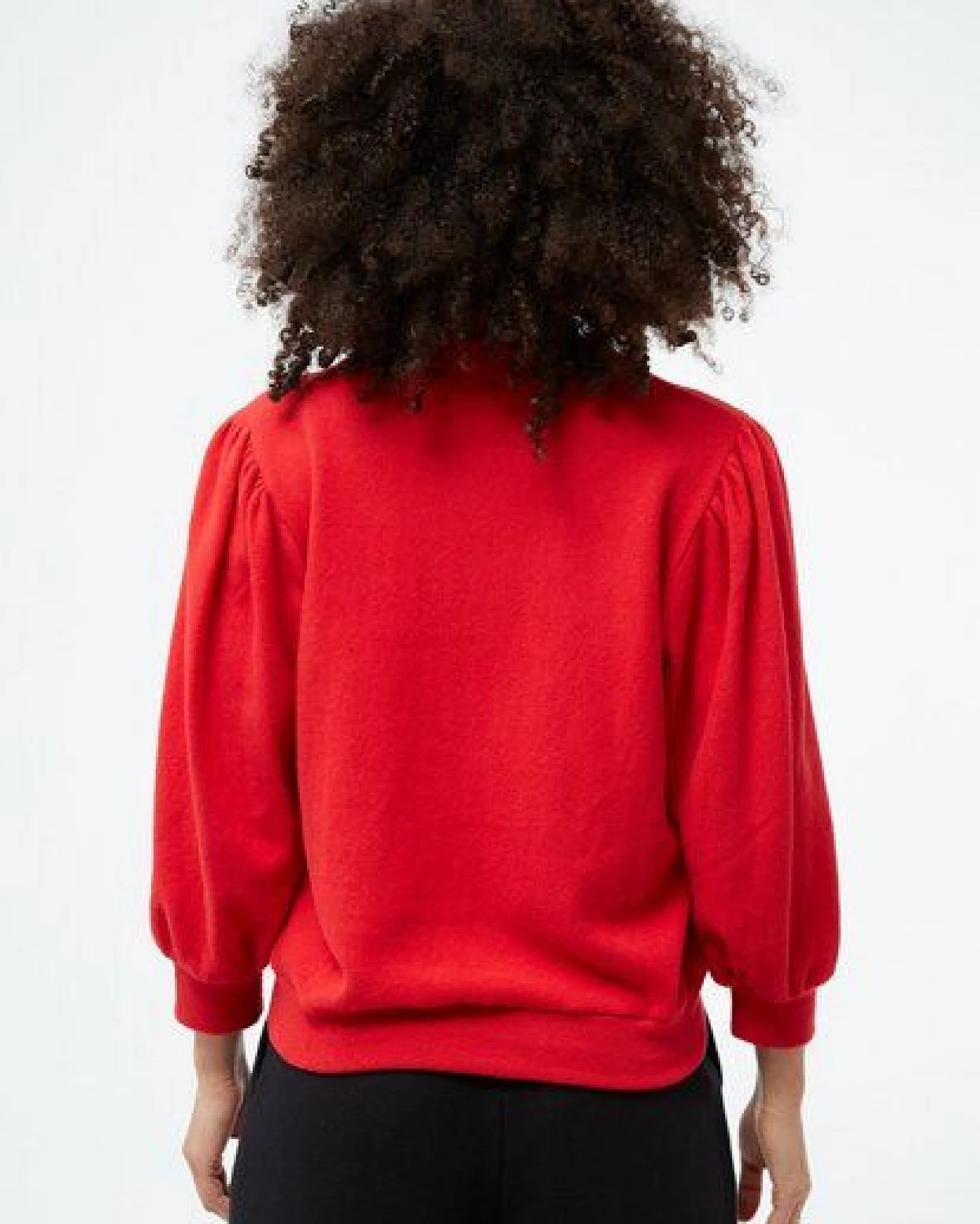 Givn Berlin Sweater GBCLOUDY aus recycelter Baumwolle mit Puffärmeln – Ansicht 3