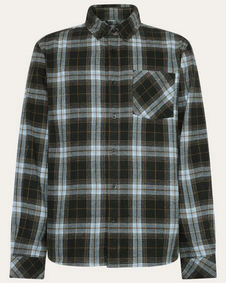 KnowledgeCotton Apparel Dune Regular Check Flannel Shirt