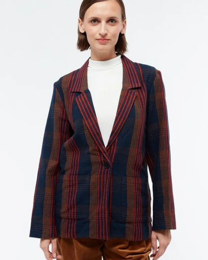 Givn Berlin Flanellblazer EDITH aus Bio-Baumwolle