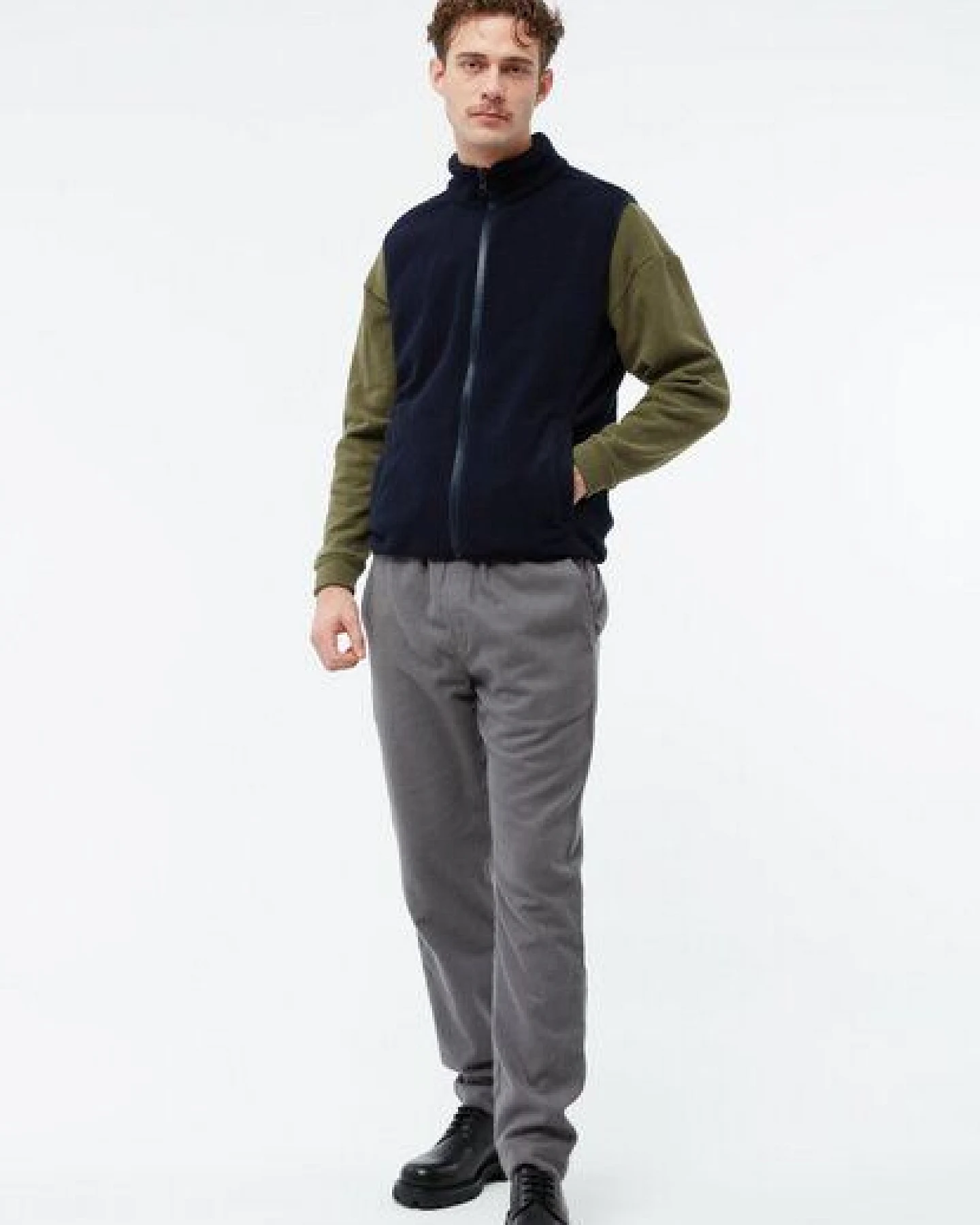 Givn Berlin Fleeceweste GBSIMON aus recyceltem Polyester – Ansicht 4