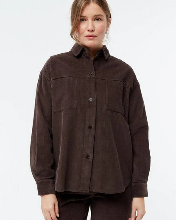 Produktseite: Givn Berlin Overshirt GBOXANA aus Cord aus Bio-Baumwolle