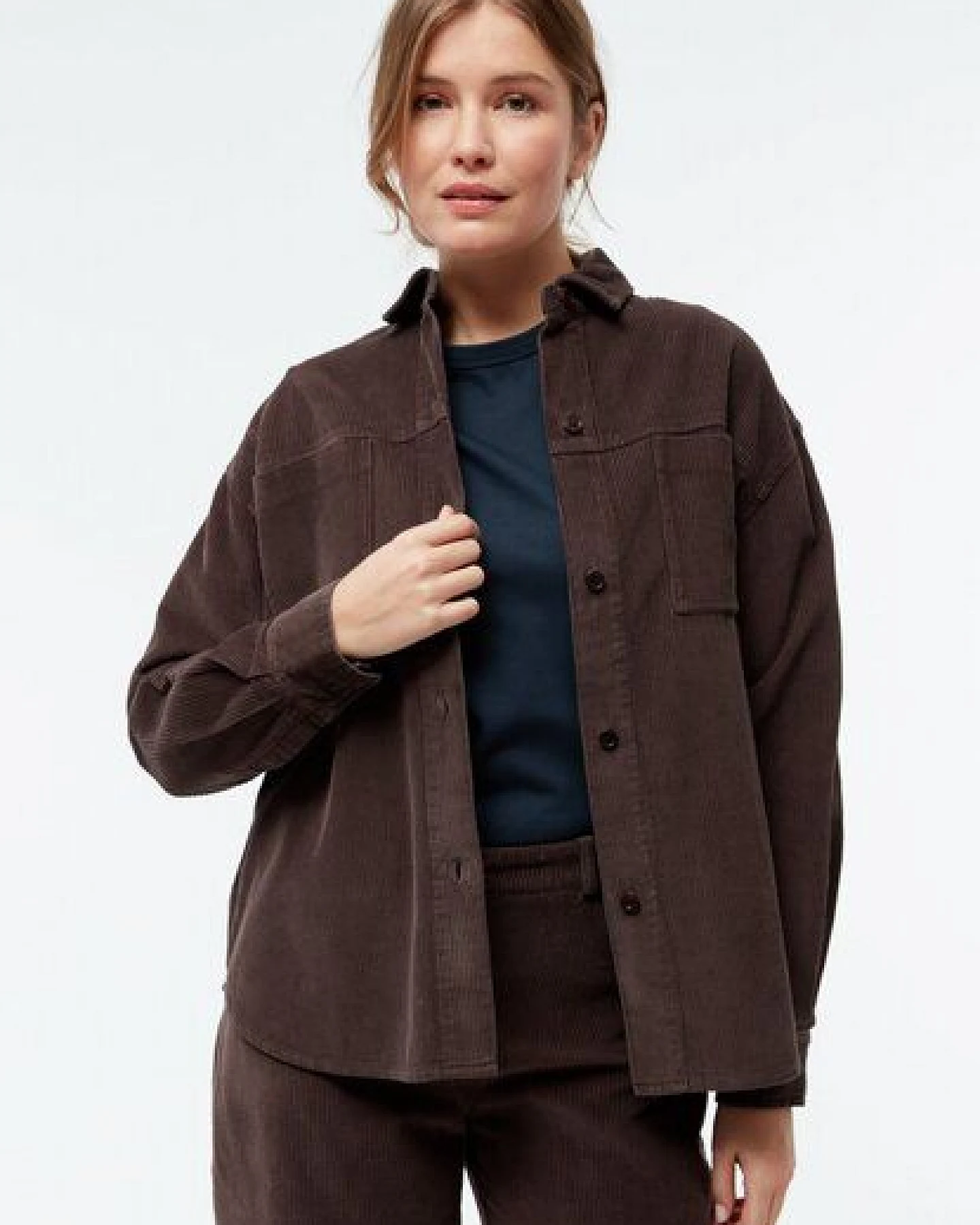 Givn Berlin Overshirt GBOXANA aus Cord aus Bio-Baumwolle – Ansicht 2