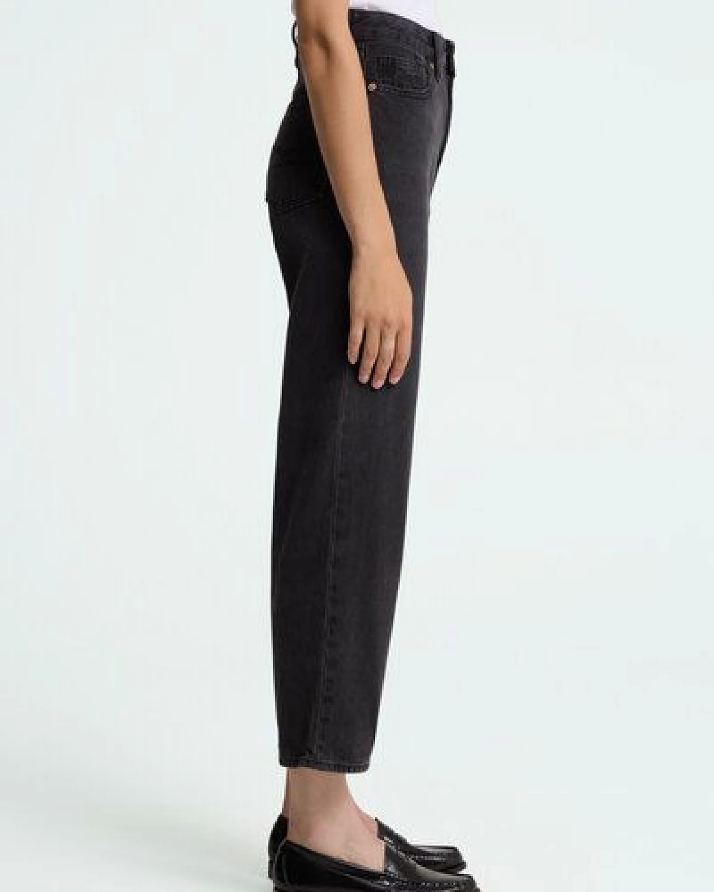Kings Of Indigo Jeans Liora - High Rise Straight - Holo Grey Used – Ansicht 3