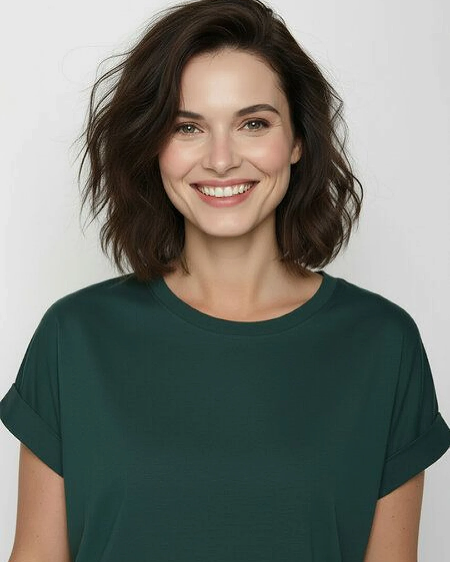 GREENBOMB Basic Loony - Sportliches T-Shirt aus Bio-Baumwolle mit Rollup Sleeve / GOTS / Fair & Vegan – Ansicht 2