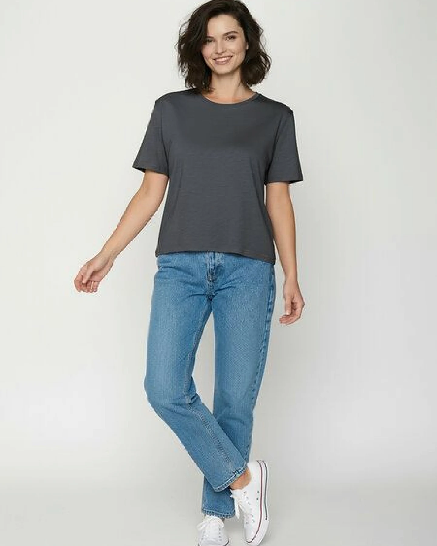 GREENBOMB Basic Nova - Kastiges T-Shirt aus Bio-Baumwolle / GOTS / Fair & Vegan – Ansicht 3
