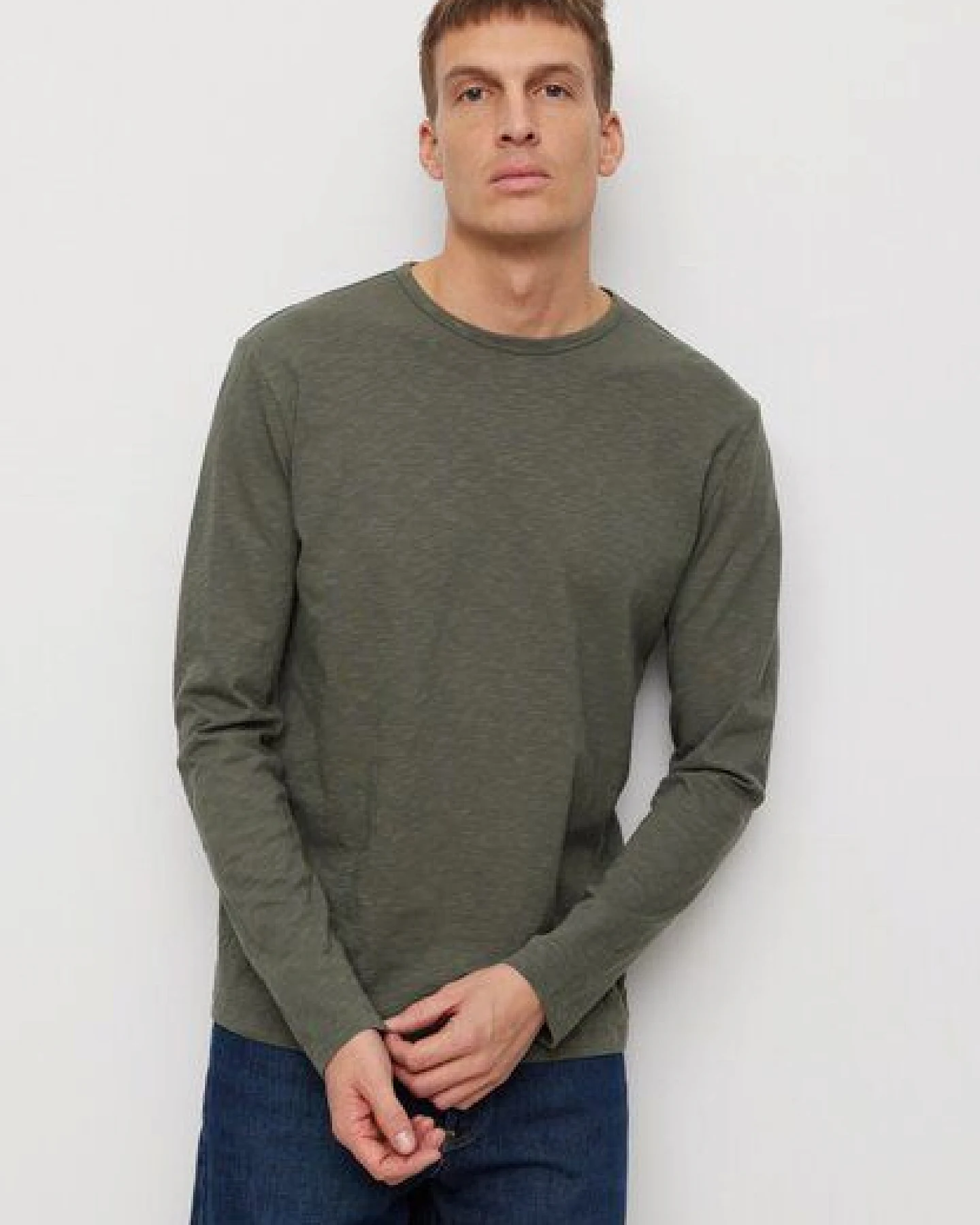 Herren Slub Longsleeve aus Bio-Baumwolle - MACA - recolution – Ansicht 2