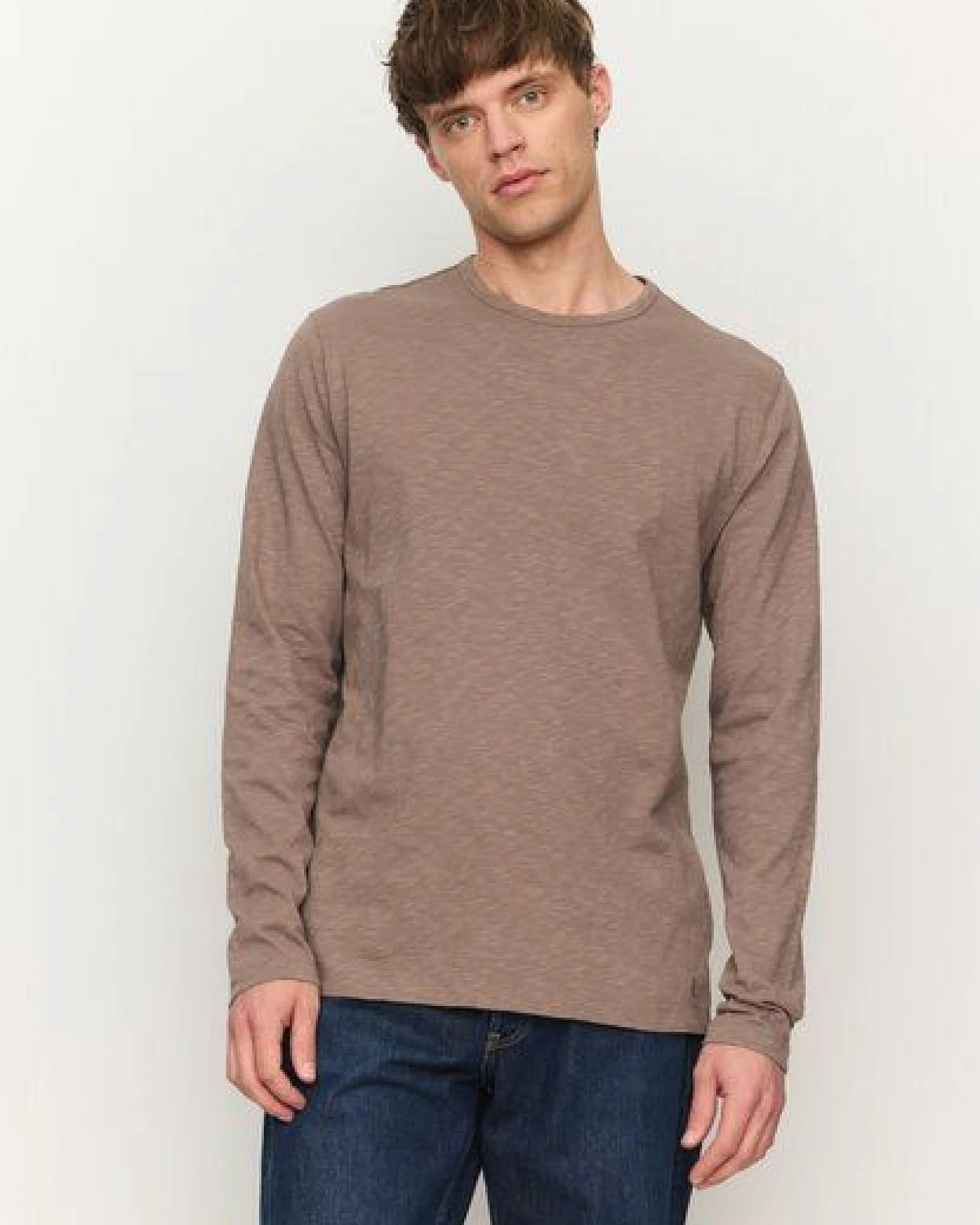 Herren Slub Longsleeve aus Bio-Baumwolle - MACA - recolution – Ansicht 3