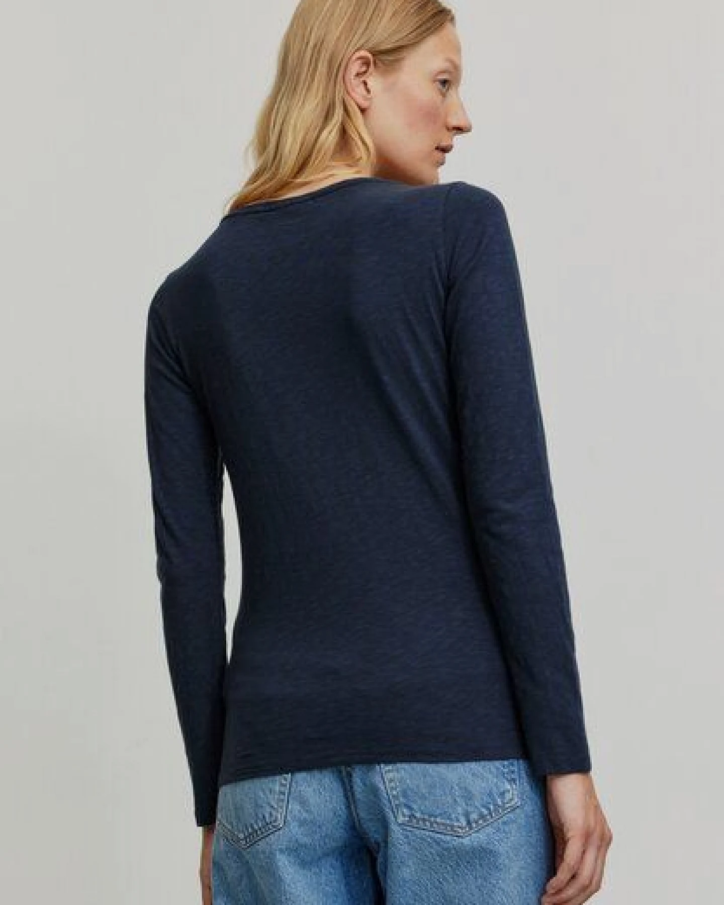 Damen Slub Longsleeve aus Bio-Baumwolle - IRIS - recolution – Ansicht 3