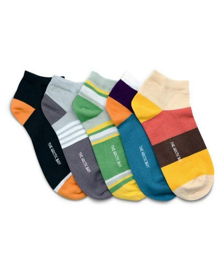 The Arctic Bay Bio-Baumwoll-Knöchelsocken 5er Pack – Sakura Edition – Weich, Atmungsaktiv & Bequem – Nachhaltig in der EU gefertigt