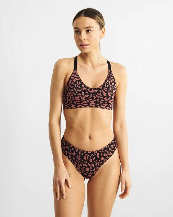 Leopard Terracotta Red