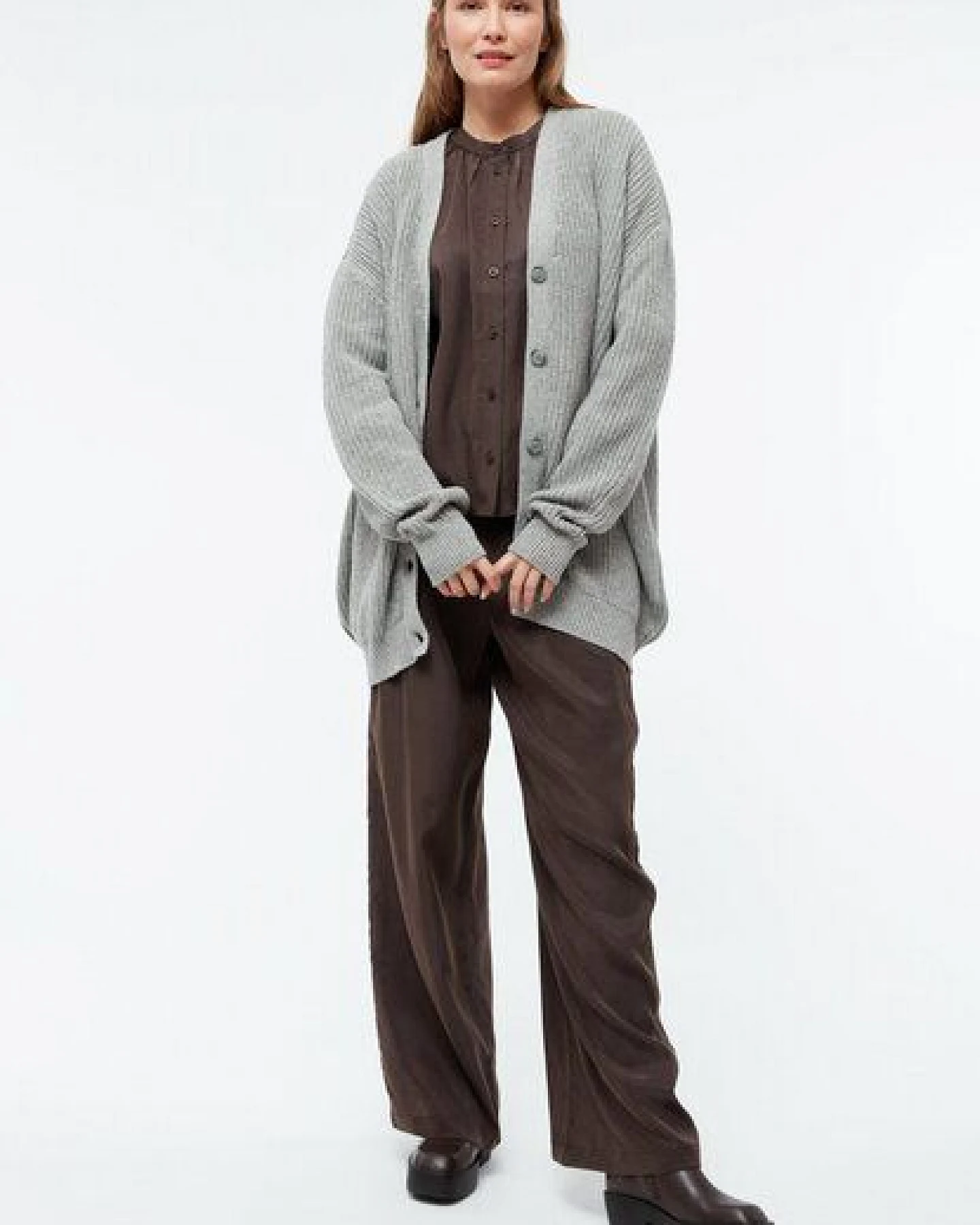 Givn Berlin Cardigan GBRAYA im loose Fit aus recyceltem Wollgemisch – Ansicht 2