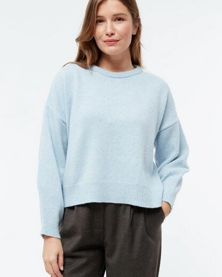 Givn Berlin Cropped Strickpullover GBJELLA aus recyceltem Wollgemisch