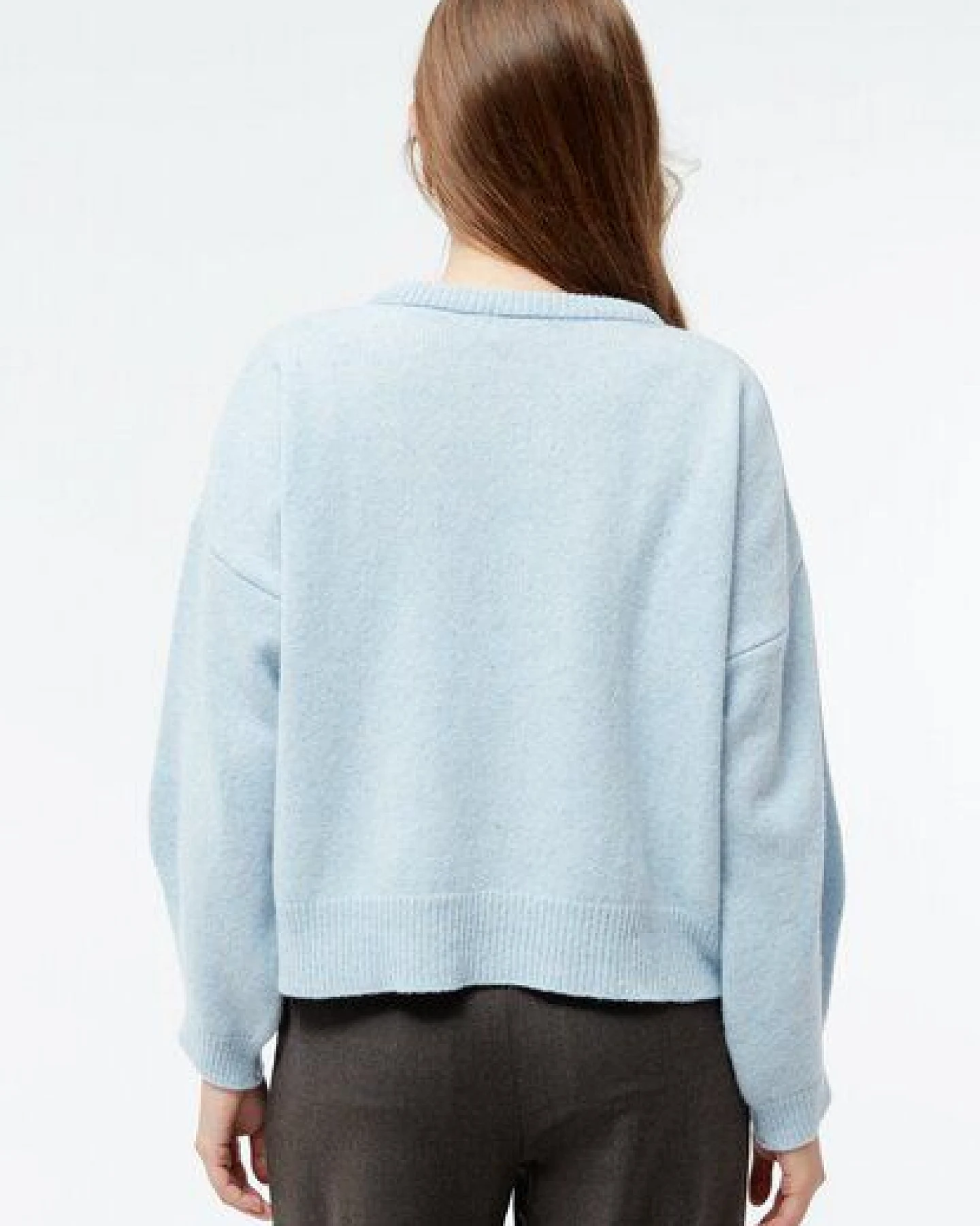 Givn Berlin Cropped Strickpullover GBJELLA aus recyceltem Wollgemisch – Ansicht 3