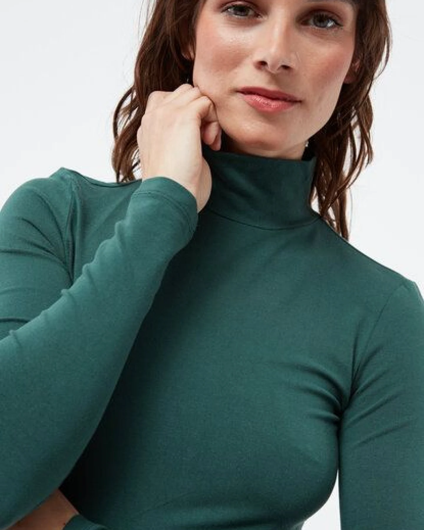 Givn Berlin Damen Longsleeve mit Rollkragen aus Lyocell TENCEL - VIDA – Ansicht 3