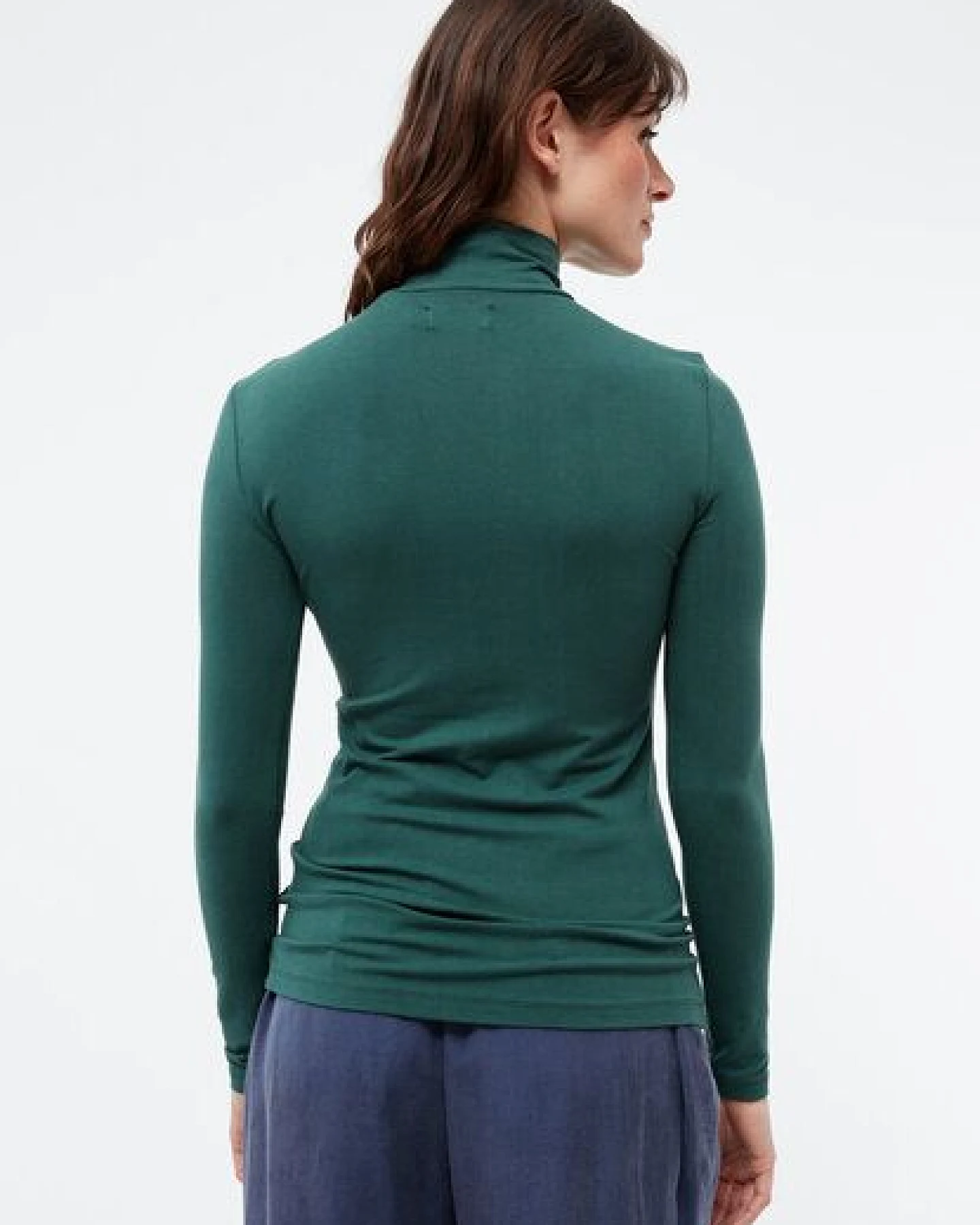 Givn Berlin Damen Longsleeve mit Rollkragen aus Lyocell TENCEL - VIDA – Ansicht 4