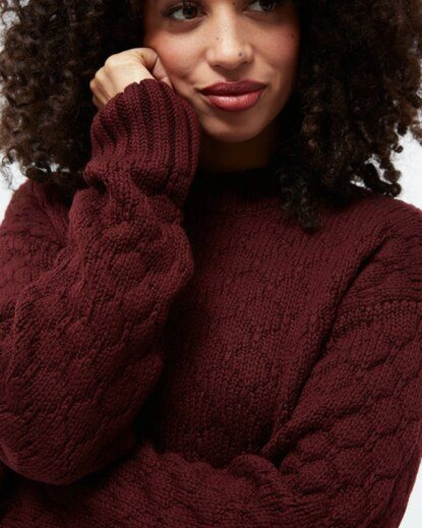 Givn Berlin Stricksweater GBJUSTINE aus Bio-Merinowolle mit Bubbleknit – Ansicht 4