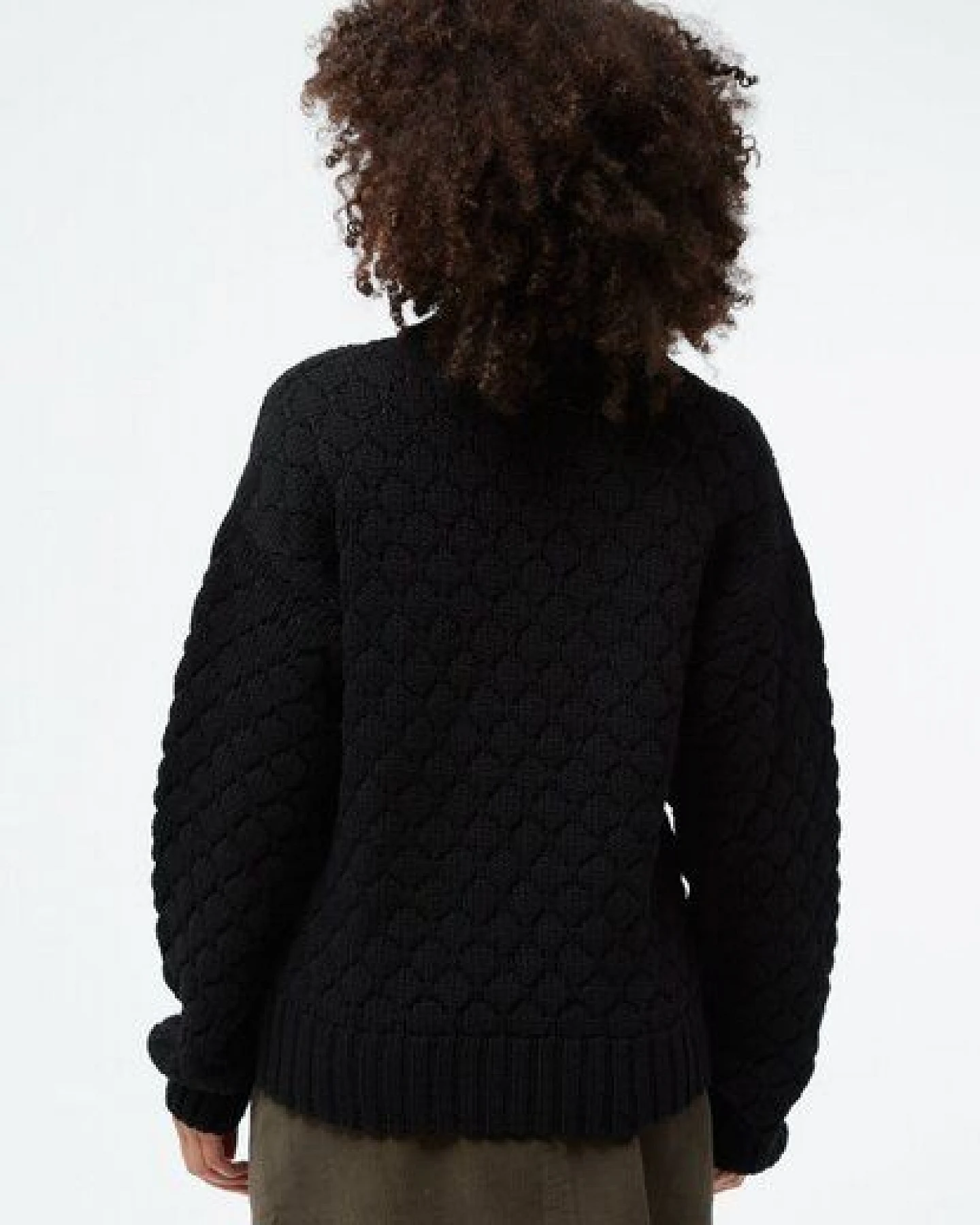 Givn Berlin Stricksweater GBJUSTINE aus Bio-Merinowolle mit Bubbleknit – Ansicht 3